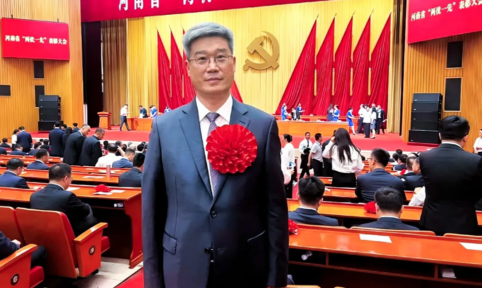 喜報！新鄉(xiāng)長城王紀中榮獲“河南省優(yōu)秀黨務工作者”稱號